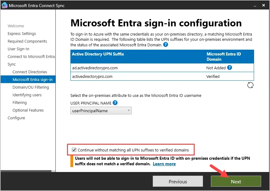 microsoft entra sign in configuration