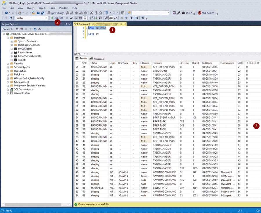 Verify there are no more connections